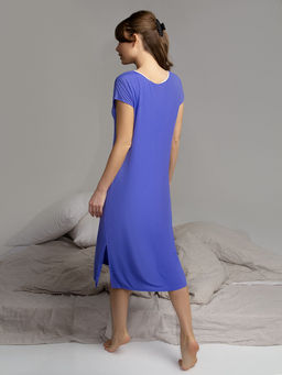 Сорочка женская Indefini из бамбука с кружевом  фото 2