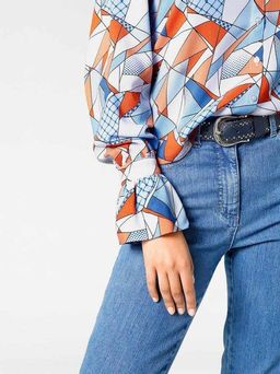 Блузка, пестрая - Patrizia dini фото 6