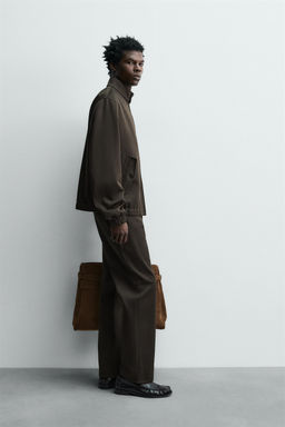 WOOL - COTTON TEXTURED JACKET - Zara фото 4