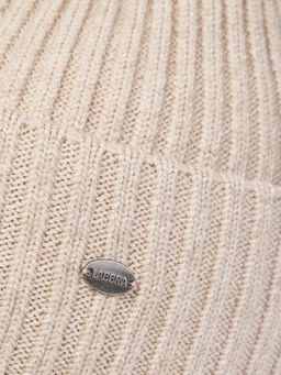 Шапка жен. шерсть+акр LB-A53053 beige - Labbra фото 3