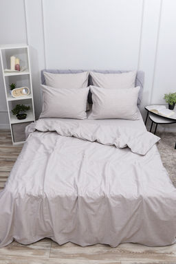 Простыня на резинке поплин Темная ночь 2-компаньон