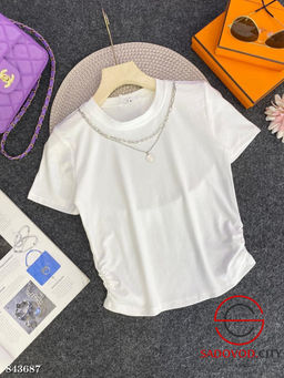 Футболка женская из хлопка