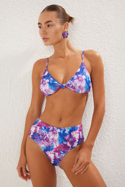 TRENDYOLMILLA Siyah Ucgen Yuksek Bel Regular Bikini Tak?m? TBESS25BT00104  фото 2