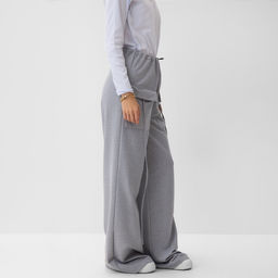 Брюки женские карго MINAKU: Casual Collection, серые, размер 44