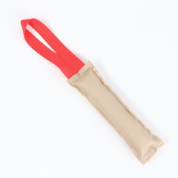 Игрушка-кусалка для собак с 1 ручкой, 20 х 5 см, холща