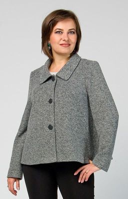 Элегантный жакет силуэта трапеция