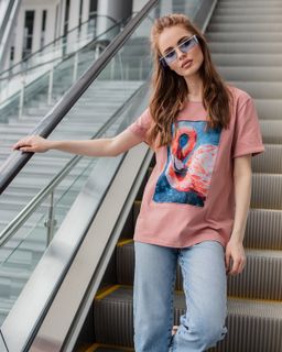 Футболка с шёлковой вставкой FSK096 * - Sahar art lab фото 2