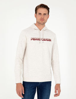 Bej Regular Fit Sweatshirt - Pierre cardin фото 3