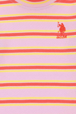 Розовый свитшот для девочки Неожиданная скидка в корзине - U.s. polo assn фото 5