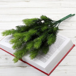 Елка ветка искусственная 42 см 7 веток / AB4192-7P /уп 2/250/1000/Новый год - Галеонтрейд фото 9