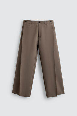 PANTAL?N RELAXED FIT PLIEGUES / Negro - Zara фото 7