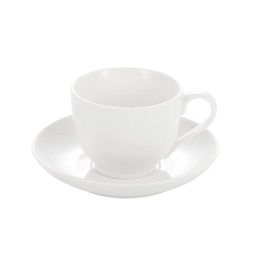 51035 GIPFEL Чайная пара BLANCHE: чашка 250 мл и блюдце. Цвет: белый. Материал: фарфор.
