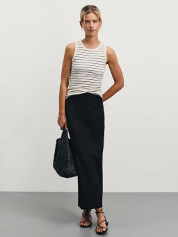 Базовая майка в рубчик / Zarina  фото 2