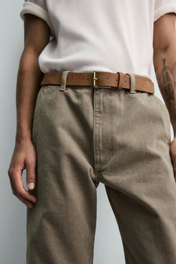 LIMITED EDITION EMBOSSED LEATHER BELT
