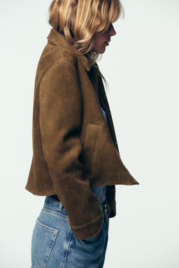 FAUX SUEDE JACKET - Zara фото 3