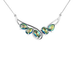 Колье, мистик кварц, Леди