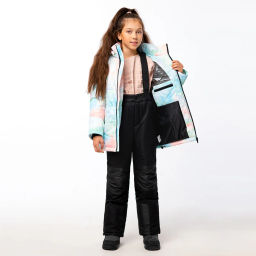 RODOS Куртка для девочки мембрана зима М-283 (Куртка) Ментол