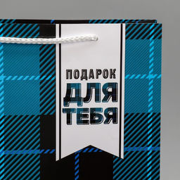 Пакет ламинированный Real man, L 28 х 38 х 9 см - Доступные радости фото 4