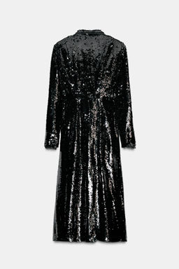 LIMITED EDITION SEQUIN COAT - Zara фото 7