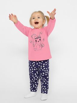 CRB wear/CSNG 90158-46-347 Комплект для девочки (джемпер, брюки),циклама/Ex.Cherubino  фото 4