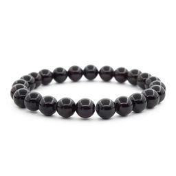 Гранат альмандин (Индия) 8мм, браслет Классика длина 18см