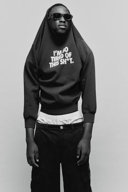 Sudadera con estampado Loose Fit - H&m фото 3