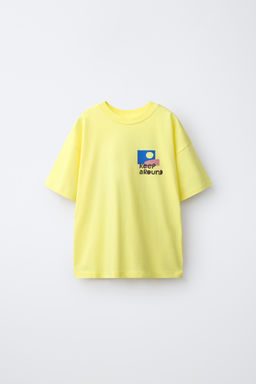 CAMISETA ESTAMPADO / Amarillo