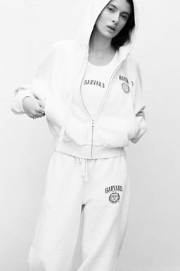 HARVARD UNIVERSITY PLUSH TROUSERS - Zara фото 2