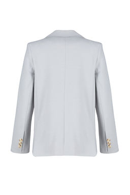 Limited Edition Gri Regular Astarl? Dokuma Blazer Ceket TWOAW23BC00132
