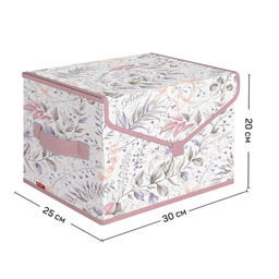 Короб стеллажный с крышкой, малый, 30*25*20 см Valiant  фото 25