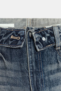 TRF FOLDED WAISTBAND MID-WAIST JEANS - Zara фото 17