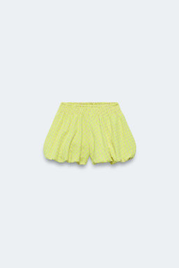 2-14 A?OS/ SHORT BOMBACHO CUADRO VICHY LIMITED EDITION / Amarillo - Zara фото 4