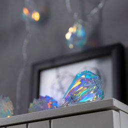 Гирлянда Нить 2.5 м с насадками Груши, IP20, прозрачная нить, 10 LED, свечение белое, 220 В - Luazon lighting фото 2