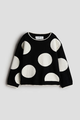 Jersey en punto jacquard de algodon