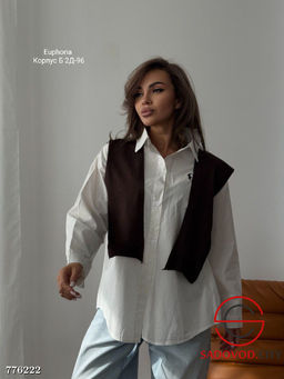 Рубашка женская классическая - Bruno фото 3