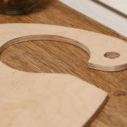 Доска разделочная деревянная Для подачи с вырезом под бокал, 29190,3 см - Simaland фото 2