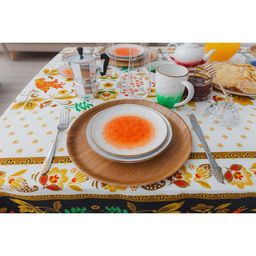 Тарелка Доляна «Заря», d=30 см, дерево