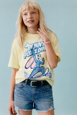 CAMISETA ESTAMPADO ZOOTR?POLIS  DISNEY / Crudo medio