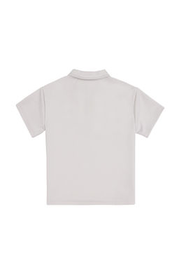 Erkek _ocuk A__k Gri Bisiklet Yaka Ti__rt Sepette S_rpriz _ndirim - U.s. polo assn фото 3