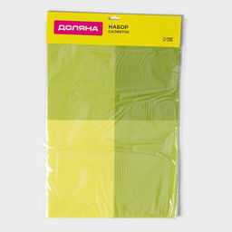 Салфетки сервировочные на стол Доляна «Настроение», 4 шт., 45×30 см, зелёные