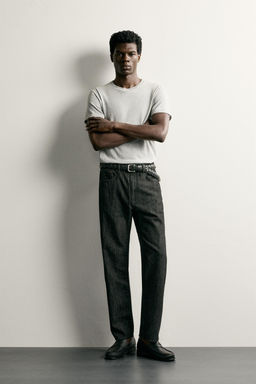 JEANS LIGEROS REGULAR FIT / gris antracita