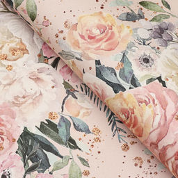 Бумага упаковочная, крафт Нежный букет, 70 х 100 см, 1 лист - UPAK LAND фото 2