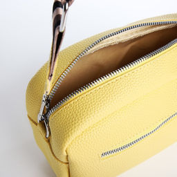 Сумка кросс-боди на молнии, цвет жёлтый - Simaland фото 6