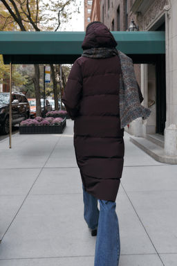 WATER-REPELLENT AND WINDPROOF LONG PUFFER JACKET - Zara фото 3