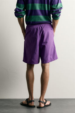 PANTALONES CORTOS T?CNICOS 9 / Morado - Zara фото 3