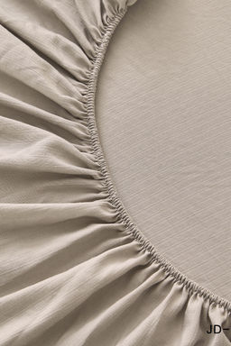 Комплект постельных принадлежностей, простыня на резинке Борт 25 + 2 наволочки 50*70 серый