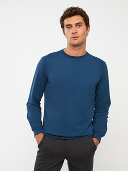 Bisiklet Yaka Uzun Kollu Erkek Sweatshirt - Waikiki фото 2