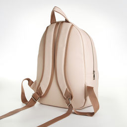 Рюкзак женский из искусственной кожи на молнии TEXTURA, цвет бежевый  фото 4