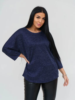 Туника женская, цвет синий