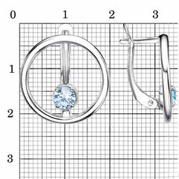 СЕРЬГИ 33812894Д - Красная пресня фото 3